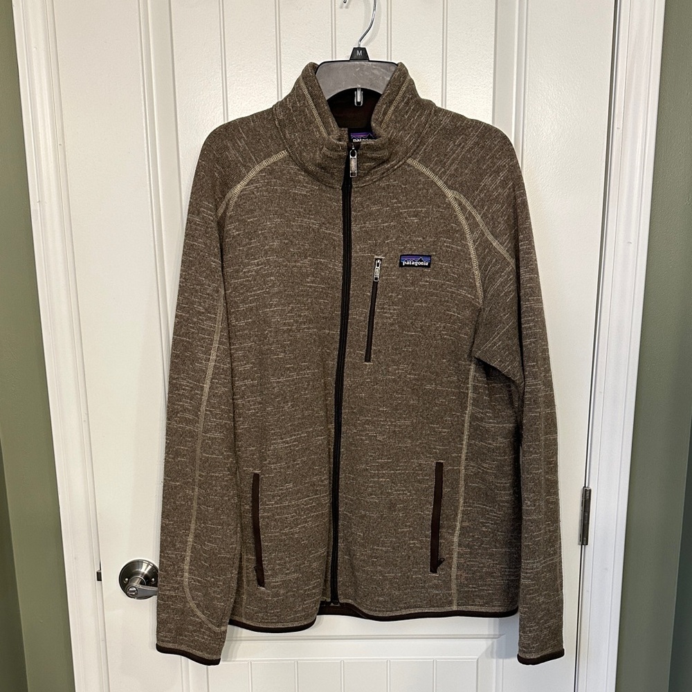 Patagonia Tan Full-Zip Better Sweater Fleece Jacket